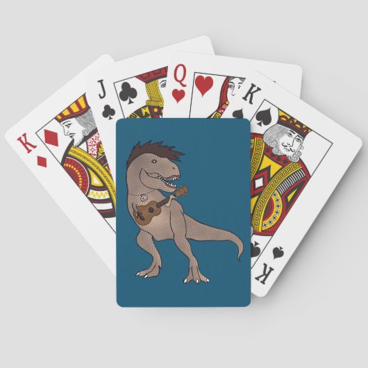 Jeu De Cartes Elle-Rex Cartes de jeu d'ukulélé (dos)