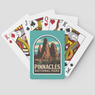 Jeu De Cartes Emblème de voyage du parc national Pinnacles