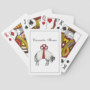 Jeu De Cartes Emblème héraldique en laiton de bélier berceau