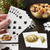 Jeu De Cartes Emblème VIP Or 3D Luxe (In Situ)