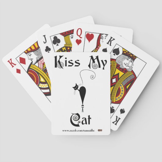 Jeu De Cartes Embrassez mon chat (dos)