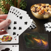 Jeu De Cartes Emerald Green Dragon Respiration Fire (In Situ)