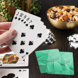 Jeu De Cartes Emerald Jewel Tones Mariage Lecture Cartes