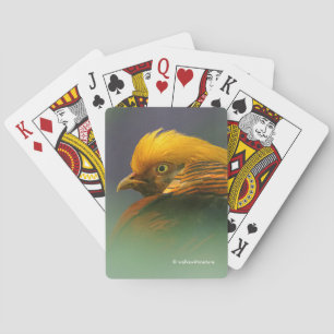 Jeu De Cartes Émergeant du vert : Faisan doré