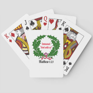 Jeu De Cartes Emmanuel Dieu avec nous Customisez-le