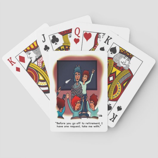 Jeu De Cartes Emmenez-Moi Avec La Retraite (dos)