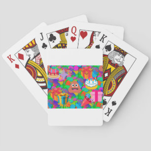 Jeu De Cartes emoji joyeux pod'anniversaire