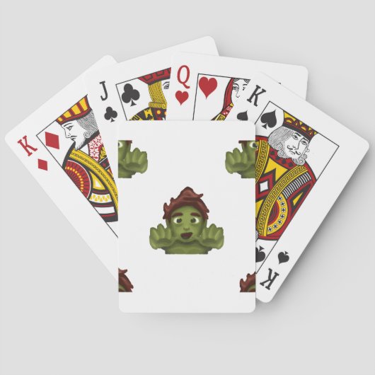 Jeu De Cartes emoji zombie (dos)