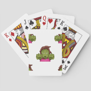 Jeu De Cartes emoji zombie femme