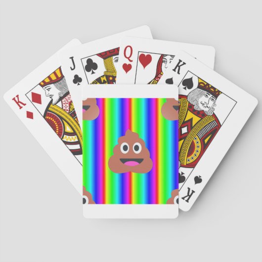 Jeu De Cartes émoticône arc-en-ciel (dos)