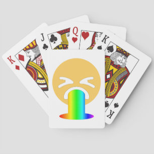 Jeu De Cartes émoticône arc-en-ciel
