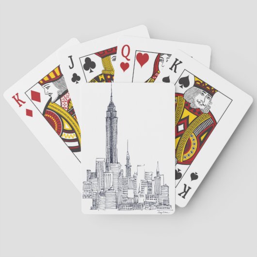 Jeu De Cartes Empire State (dos)