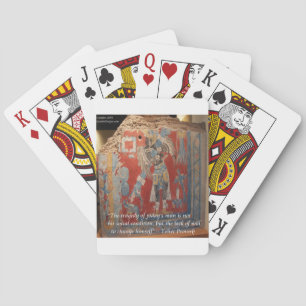 Jeu De Cartes Empire Tolèque Graphique & Proverbe Célèbre