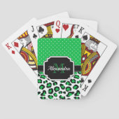Jeu De Cartes Empreinte de léopard mignon (dos)