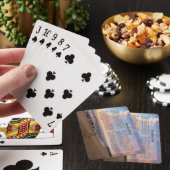 Jeu De Cartes Empreintes dans le poème du sable (In Situ)