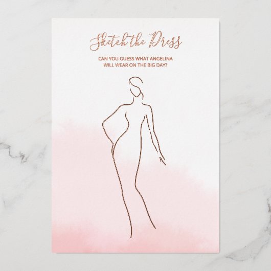 Jeu de cartes en aluminium pour une douche de mari (Recto)