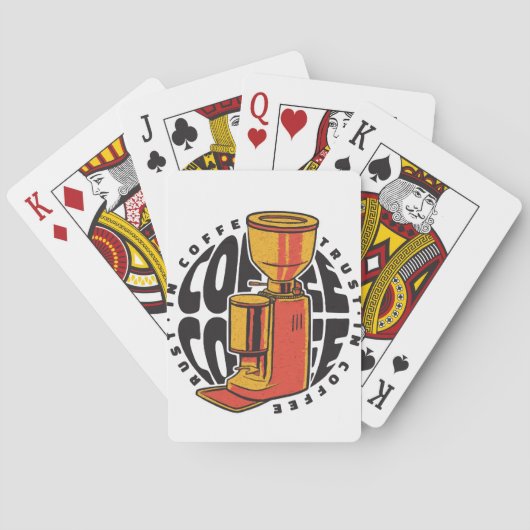 Jeu De Cartes En Café nous croyons (dos)