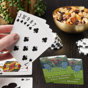 Jeu De Cartes En chaque saison l'amour fleurit Prairie d'amour