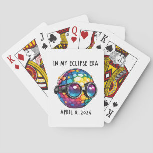 Jeu De Cartes En Mon Époque D'Éclipse Solaire 2024