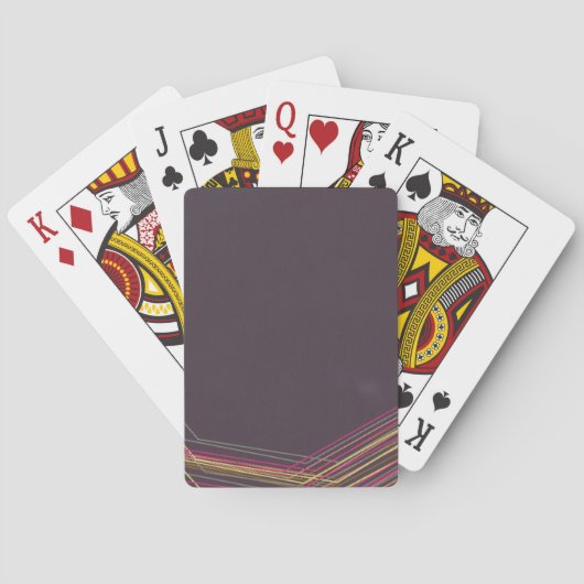 Jeu De Cartes en noir 0900 art abstrait (dos)