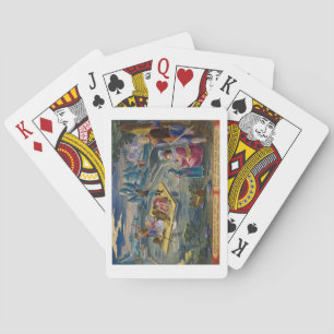 Jeu De Cartes En pêchant sur un lac la nuit, plaquez 101 de