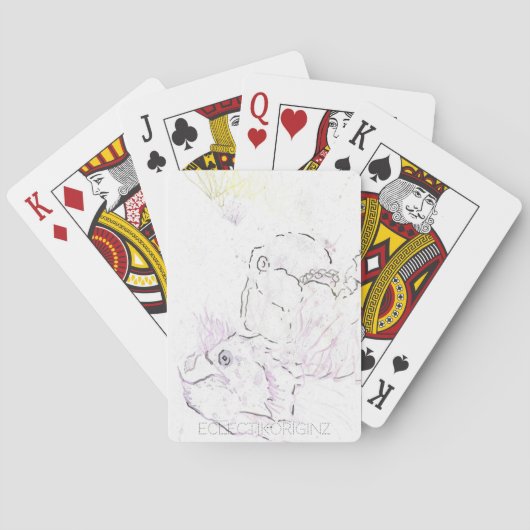 Jeu De Cartes Encre magique (dos)