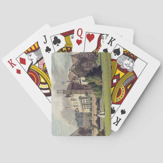 Jeu De Cartes Endsleigh, from Ackermann's Repository of Arts, (dos)