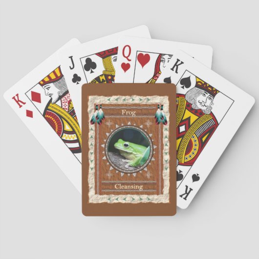 Jeu De Cartes Énergie de purification de grenouille (dos)