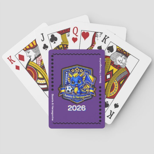 Jeu De Cartes Enfants de Bosnie (dos)