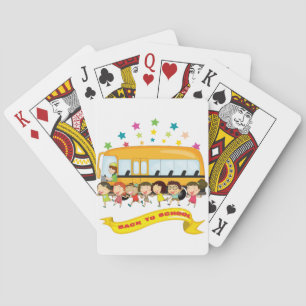 Jeu De Cartes Enfants de nouveau aux cartes de jeu d'école