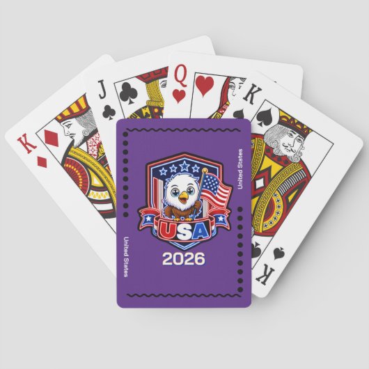 Jeu De Cartes Enfants des États-Unis (dos)