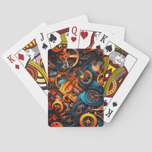 Jeu De Cartes Engrenages (dos)