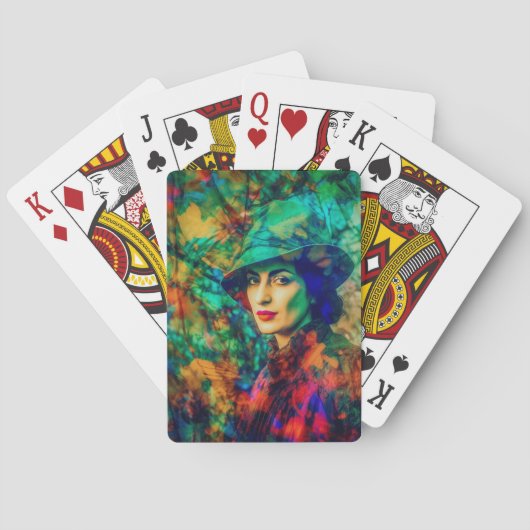 Jeu De Cartes Enigma en automne (dos)