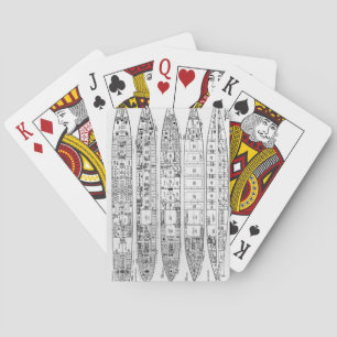Jeu De Cartes Enquête sur la perte du Titanic : Sections transve