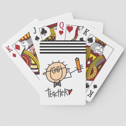 Jeu De Cartes Enseignant (dos)