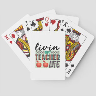 Jeu De Cartes Enseignant Art Vivre Cette Vie Enseignant
