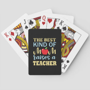 Jeu De Cartes Enseignant La Meilleure Espèce De Maman Forme Un E