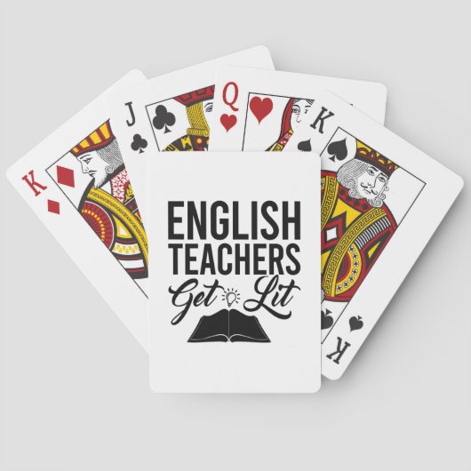 Jeu De Cartes Enseignants Anglais Lit (dos)