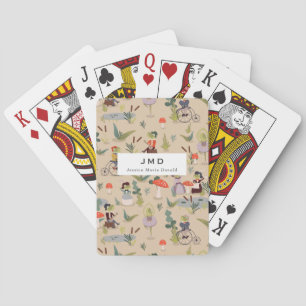 Jeu De Cartes Ensemble dans la terre de grenouille