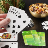 Jeu De Cartes Ensemble d'aquarelle abstraite peinte à la main (In Situ)