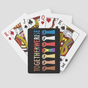 JEU DE CARTES ENSEMBLE, NOUS SOMMES EN TRAIN D'ÉLEVER DES CARTES