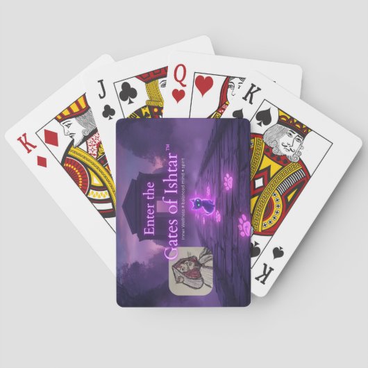 Jeu De Cartes Enter the Gates of Ishtar playing cards  (dos)