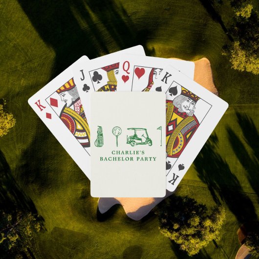 Jeu De Cartes Enterrement de vie de garçon de golf