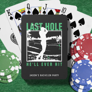 Jeu De Cartes Enterrement de vie de garçon Golf Drôle Dernier tr