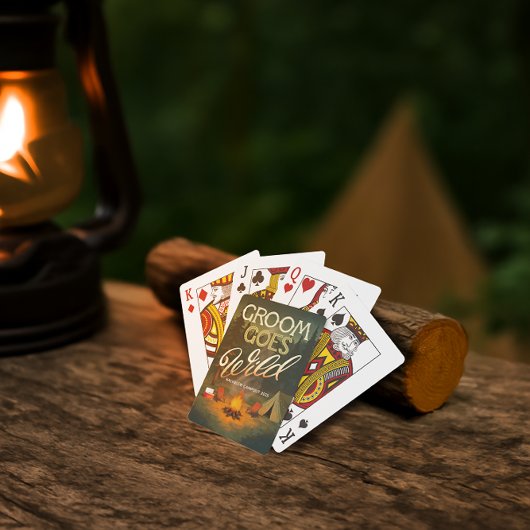 Jeu De Cartes Enterrement de vie de garçon - Thème Camping