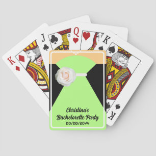 Jeu De Cartes Enterrement de vie de jeune fille Poker Mariage Bl