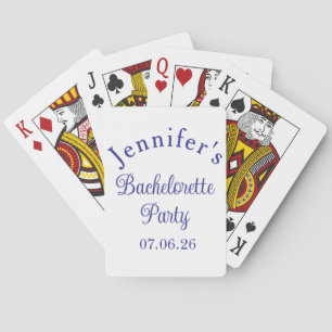 Jeu De Cartes Enterrement de vie de jeune fille Rétro Moderne Bl