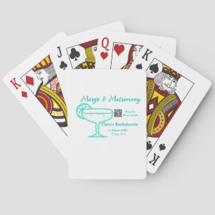 Jeu De Cartes enterrement de vie de jeune fille Turquoise Margs