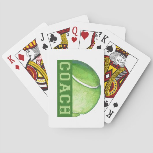 Jeu De Cartes Entraîneur de tennis (dos)