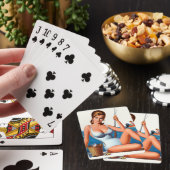 Jeu De Cartes Épinglette de pêche rétro (In Situ)